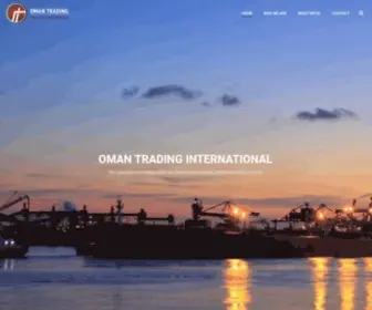 Omantrading.com(Oman Trading International) Screenshot