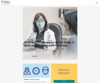 Oma.org(Ontario Medical Association) Screenshot