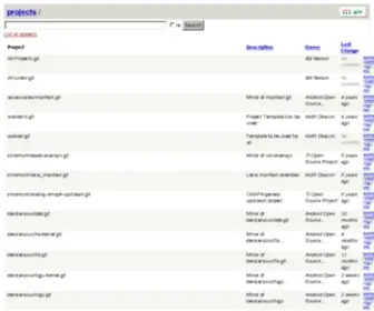 Omapzoom.org(Git) Screenshot