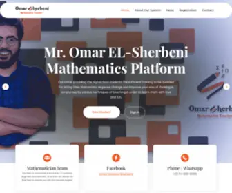 Omar-Sherbeni.com(Omar El) Screenshot