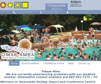 Omaramba.co.za(Omaramba Holiday Resort and Conference Centre) Screenshot