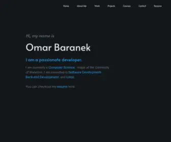 Omarbaranek.com(Omar Baranek) Screenshot