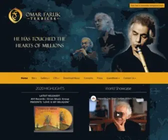 Omarfaruktekbilek.com(Omar Faruk Tekbilek's Official Website) Screenshot