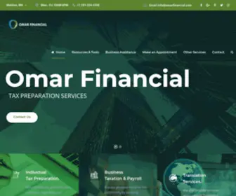 Omarfinancial.com(Omar Financial) Screenshot