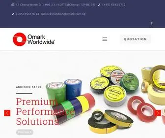 Omark.com.sg(Tape, Plastic & Tissue Products Supplier) Screenshot