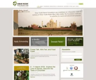 Omarniode.org(Omar Niode Foundation) Screenshot