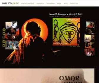 Omarsosa.com(Otá REcords) Screenshot