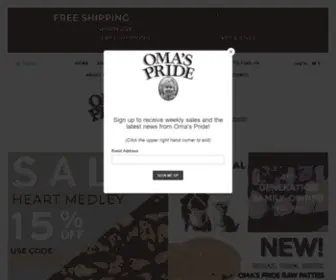 Omaspride.com(Oma's Pride) Screenshot