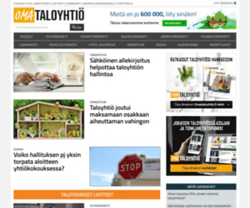 Omataloyhtio.fi(Omataloyhtiö.fi) Screenshot