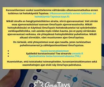 Omatays.fi(Kirjaudu) Screenshot