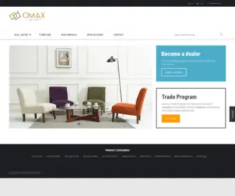 OmaxDecor.com(Omax Decor) Screenshot