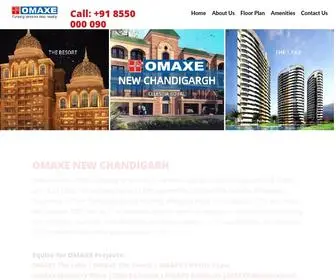 Omaxe-Chandigarh.com(Omaxe New Chandigarh) Screenshot