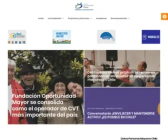 Omayor.cl(Fundación oportunidad mayor) Screenshot