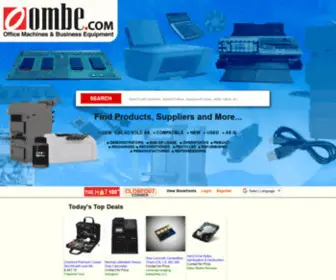 Ombe.com(Office Machines/Business Equipment) Screenshot