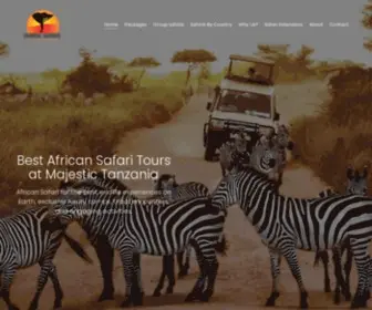 Ombeniafricansafaris.com(African Safari) Screenshot