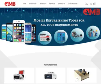 Ombimpex.com(Mobile Spare Parts) Screenshot