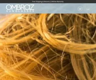 Ombraz.com(Ombraz handmade frames attach directly to a built) Screenshot