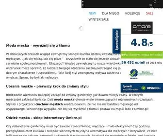Ombre.pl(Odzież męska online) Screenshot