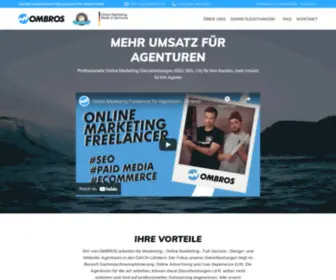 Ombros.de(Online Marketing Freelancer) Screenshot