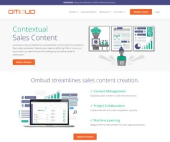 Ombud.com(Elevating Enterprise RevOps with Intelligent Automation) Screenshot