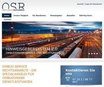 Ombudservice.de(Ombudsmann & Ombud Service Rechtsanwälte) Screenshot