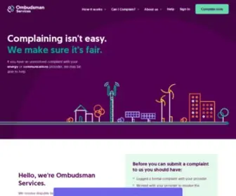Ombudsman-Services.org(Ombudsman Services) Screenshot
