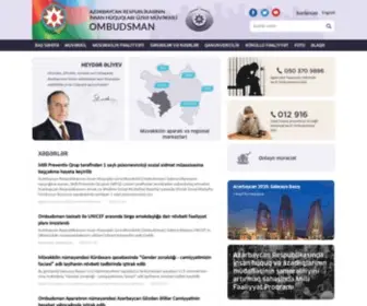 Ombudsman.gov.az(Nsan H) Screenshot