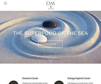 Omcaviar.com(Buy Caviar Online) Screenshot