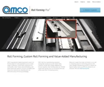 Omcoform.com(Roll Forming) Screenshot