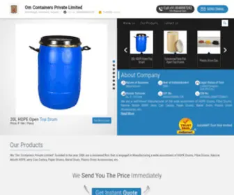 Omcontainers.in(Om Containers Private Limited) Screenshot