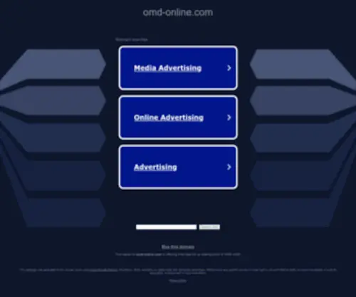 OMD-Online.com(Home ) Screenshot