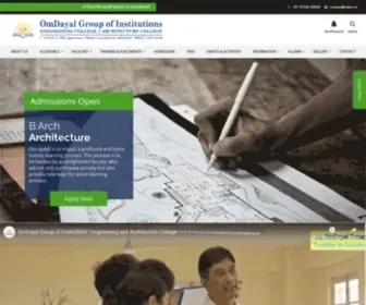 Omdayal.com(Best Engineering and Architecture College in Kolkata) Screenshot