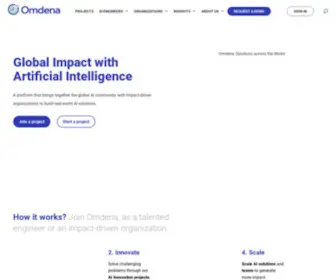 Omdena.com(Building AI Solutions for Real) Screenshot