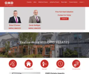 Omdestates.ie(OMD Estates) Screenshot