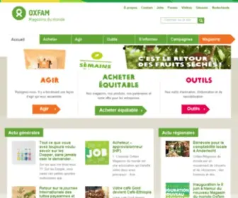 OMDM.be(Oxfam-Magasins du monde) Screenshot