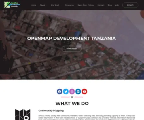 OMDTZ.or.tz(OpenMap Development Tanzania) Screenshot