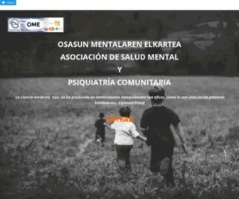 Ome-Aen.org(Osasun Mentalaren Elkartea) Screenshot