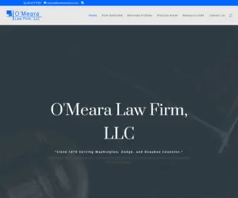 Omearalawfirm.com(O'Meara Law Firm) Screenshot