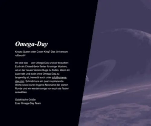 Omega-Day.com(MMORPG) Screenshot