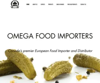 Omega-Foods.com(Omega Food Importers Co) Screenshot