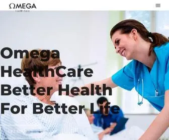 Omega-H-C.com(Omega Health Care) Screenshot