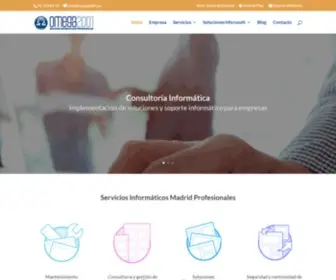Omega2001.es(Servicios Informaticos Madrid Profesionales) Screenshot