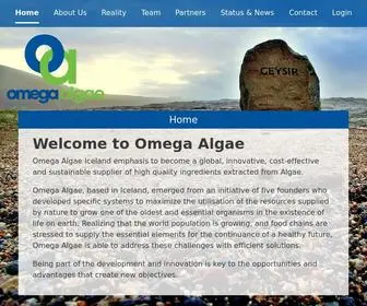 Omegaalgae.is(Omega Algae) Screenshot