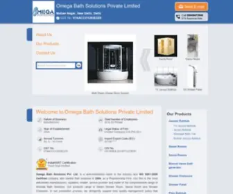 Omegabathsolutions.in(Omega Bath Solutions Private Limited) Screenshot