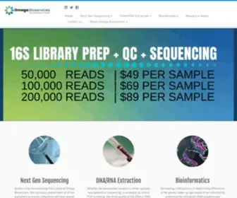 Omegabioservices.com(Site is undergoing maintenance) Screenshot