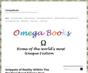 Omegabooksnet.com(Home of the Prodigal Band series and FREE PDF eBook The Prodigal Band) Screenshot
