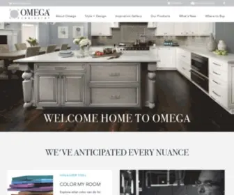 Omegacabinetry.com(Bathroom & Kitchen Cabinetry) Screenshot