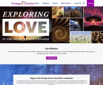 Omegacenter.info(Center for Christogenesis) Screenshot