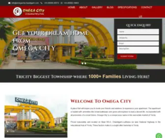 Omegacitychandigarh.com(Omega City) Screenshot