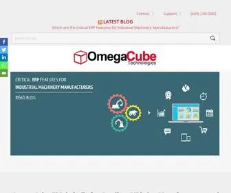 Omegacube.com(OmegaCube ERP software) Screenshot